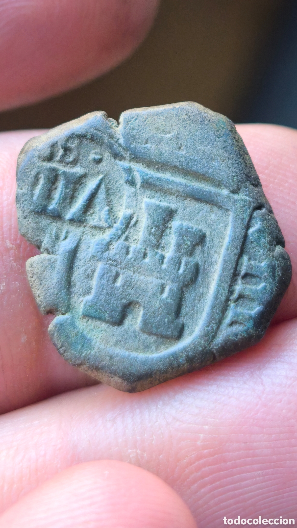 Monedas de Espa&ntilde;a: Felipe IV 8 maravedis resellado