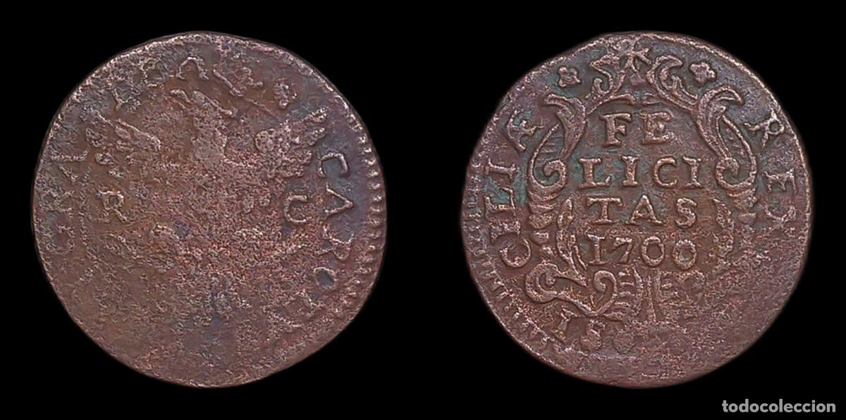 Monedas de Espa&ntilde;a: IMPERIO ESPA&Ntilde;OL SICILIA PALERMO CARLOS II 1 GRANO 1700