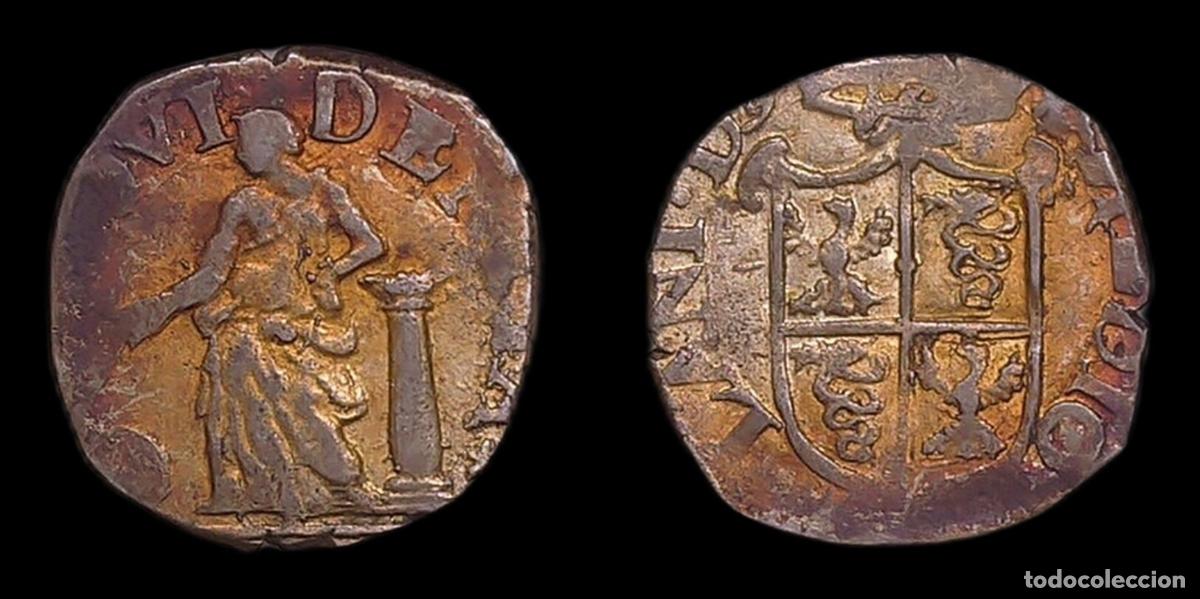 Monedas de Espa&ntilde;a: IMPERIO ESPA&Ntilde;OL MILAN FELIPE IV PARPAGLIOLA 2,34g MBC+/EBC ESCASA