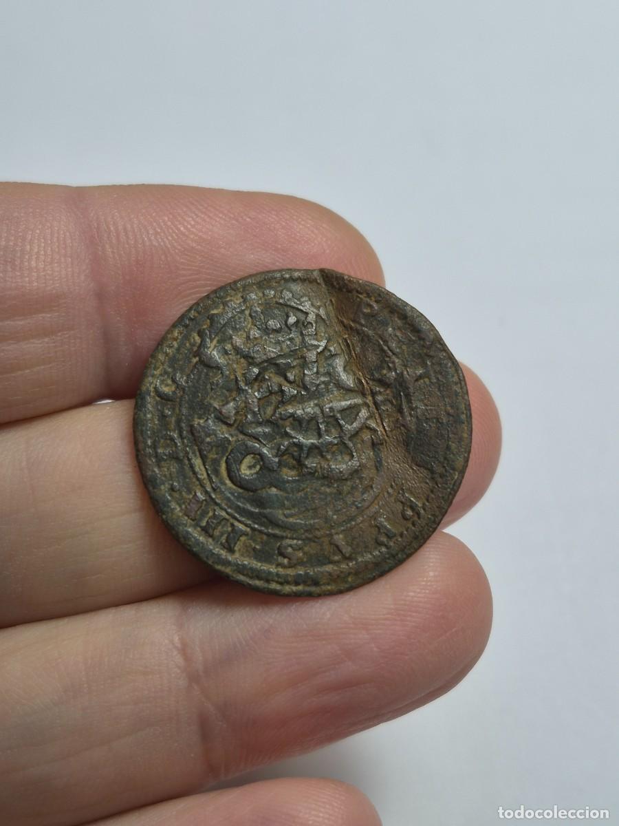 Monedas de Espa&ntilde;a: NT/ FELIPE IV RESELLOS SOBRE 8 MARAVEDIES RIEL (E1592)