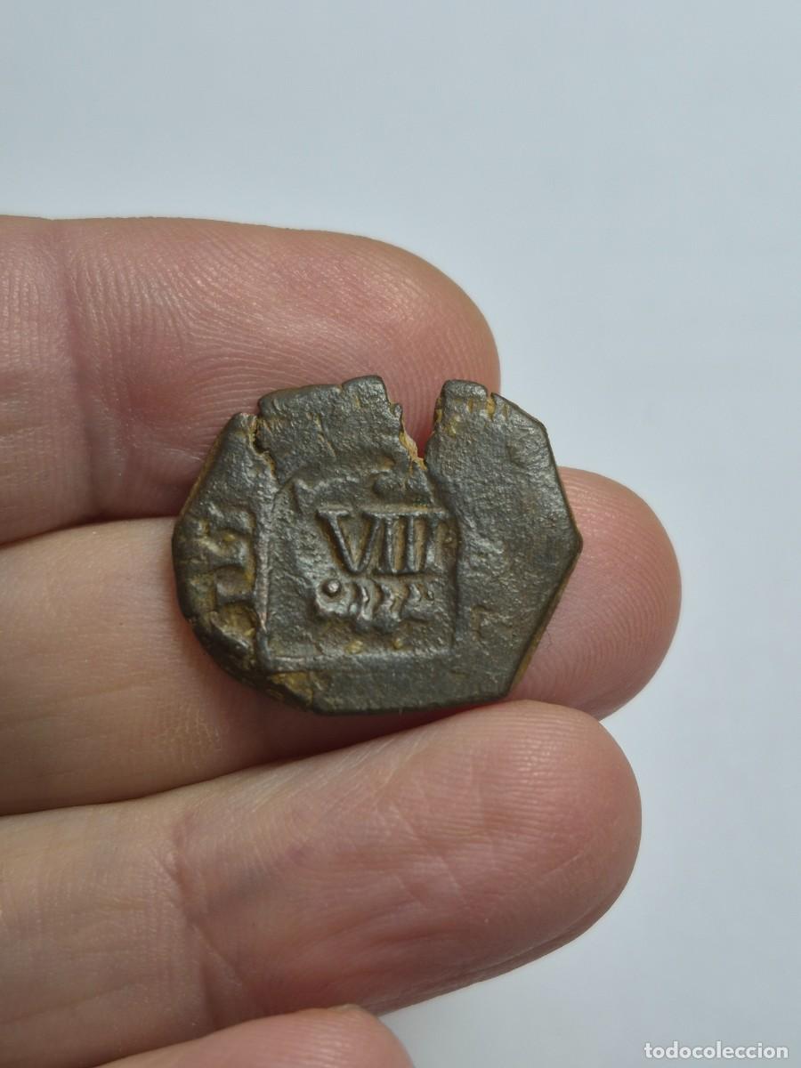 Monedas de Espa&ntilde;a: NT/ FELIPE IV RESELLO VIII MARAVEDIES 1641 VALLADOLID (E1594)