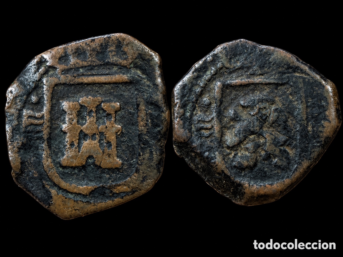 Monedas de Espa&ntilde;a: 8 Maraved&iacute;s Felipe III