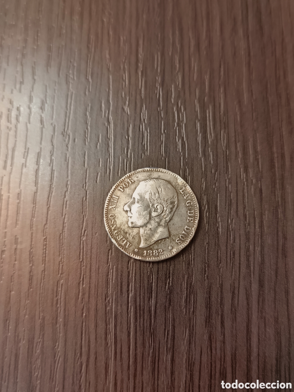 Monedas de Espa&ntilde;a: Antigua Moneda 2 Pesetas de Plata Alfonso XII 1882