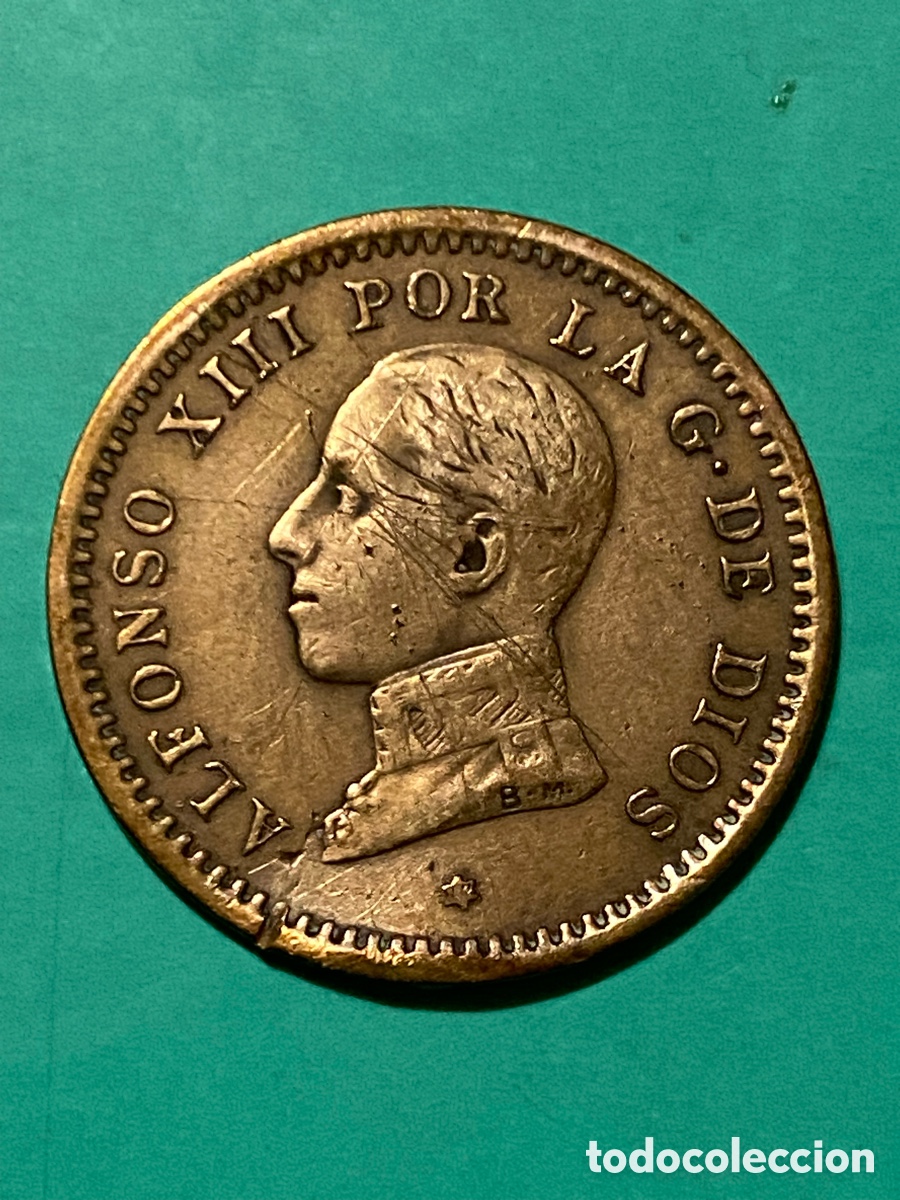 Monedas de Espa&ntilde;a: ALFONSO XIII 2 CENTIMOS 1912 * 12 - Foto 1