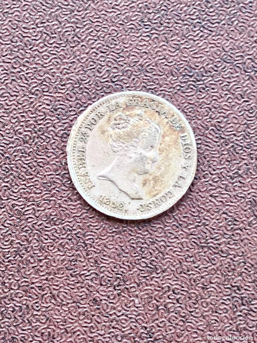 Monedas de Espa&ntilde;a: MONEDA ISABEL II. 1 REAL. PLATA. 1852. SEVILLA R.D. ORIGINAL. BONITA.
