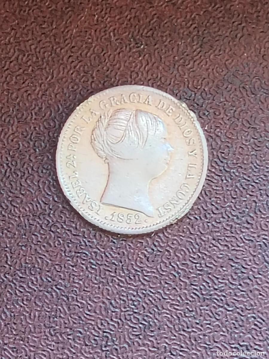 Monedas de Espa&ntilde;a: MONEDA ISABEL II. 1 REAL. PLATA. 1852. CECA MADRID. DE PLATA.ORIGINAL.ENGARZADA.2