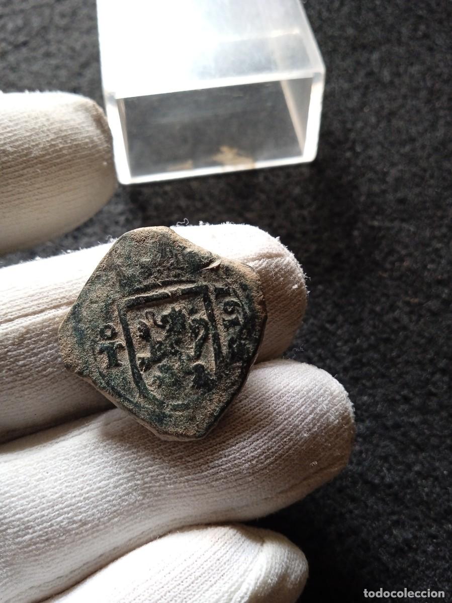 Coins of Spain: Bonitos 8 maravedis de Toledo, fecha 1618