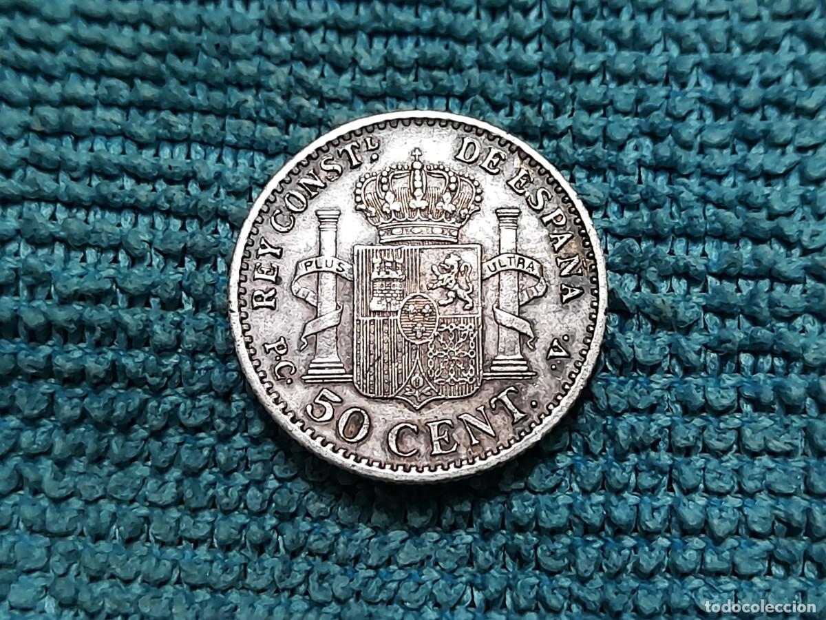 Monedas de Espa&ntilde;a: 50 Centimos 1910 PC.V. *1*0