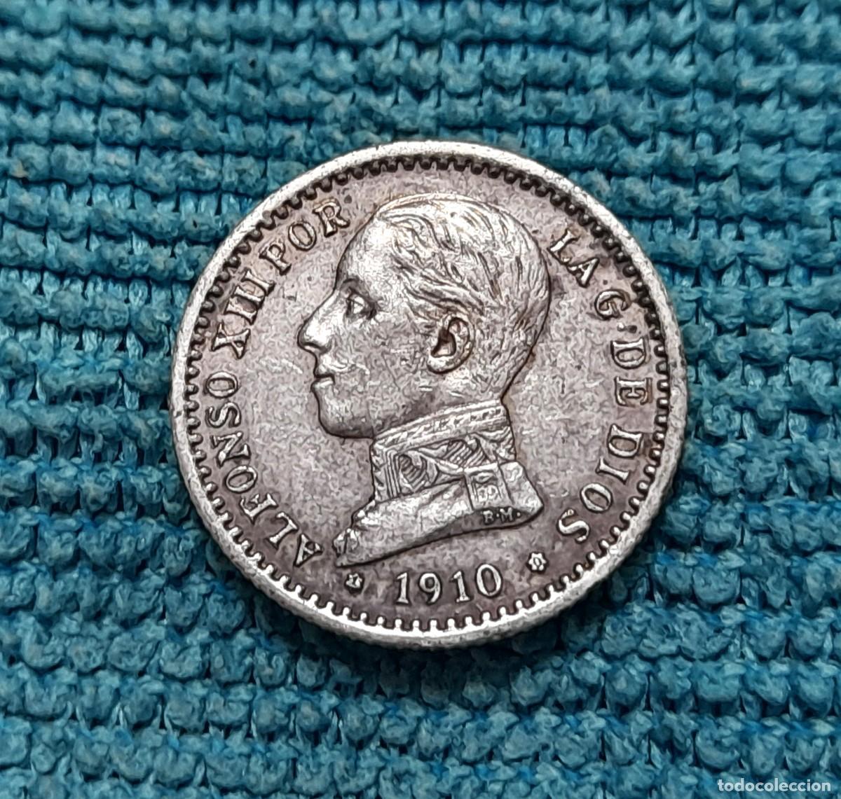 Monedas de Espa&ntilde;a: 50 Centimos 1910 PC.V. *1*0 - Foto 2