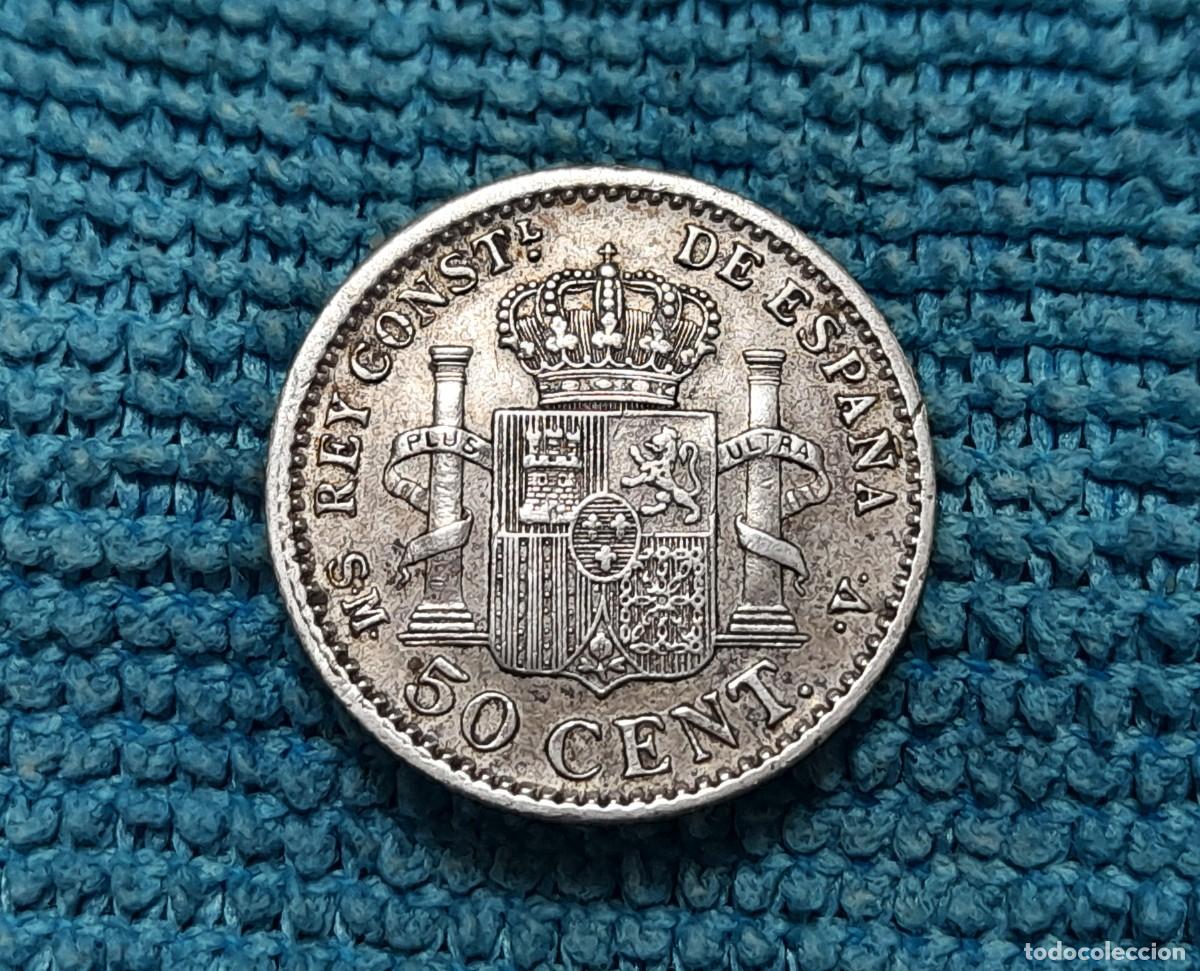 Monedas de Espa&ntilde;a: 50 Centimos 1904 SM.V. *0*4 - Foto 1