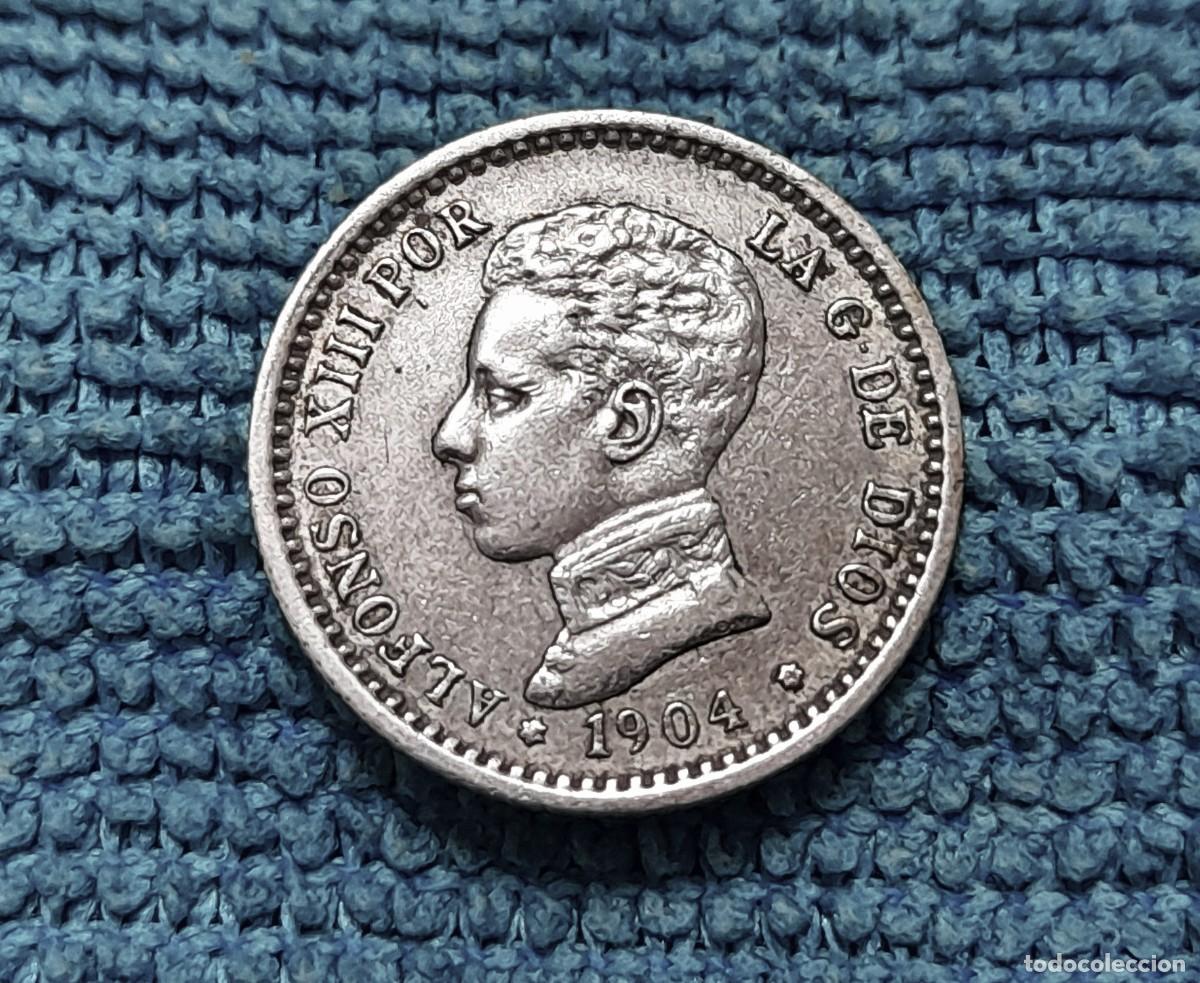 Monedas de Espa&ntilde;a: 50 Centimos 1904 SM.V. *0*4 - Foto 2