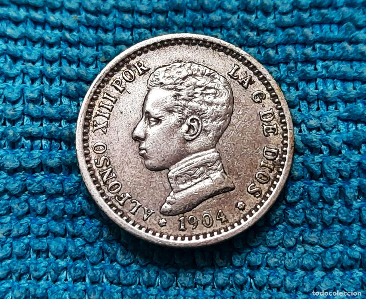 Monedas de Espa&ntilde;a: 50 Centimos 1904 SM.V. *0*4 - Foto 3