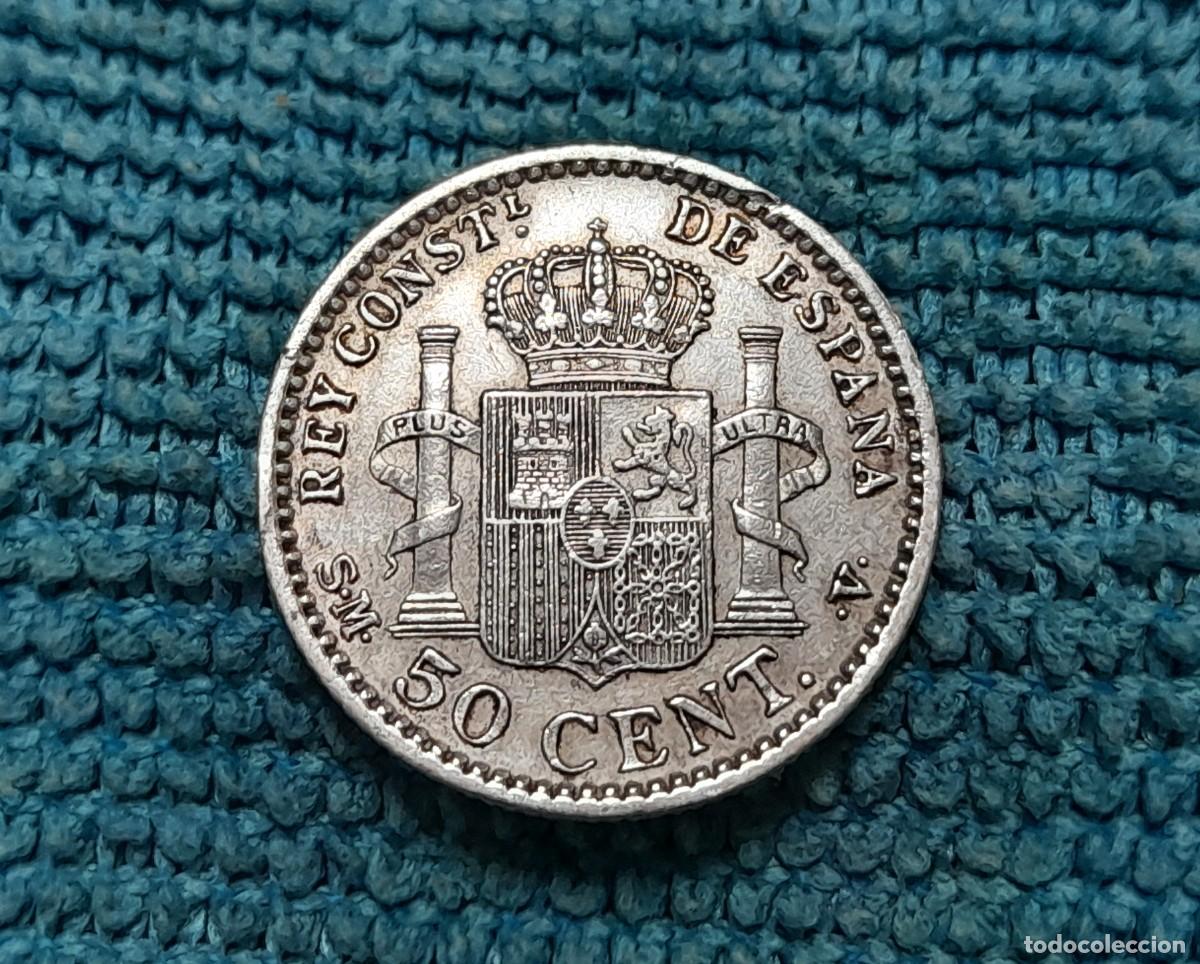 Monedas de Espa&ntilde;a: 50 Centimos 1900 SM.V. *0*0