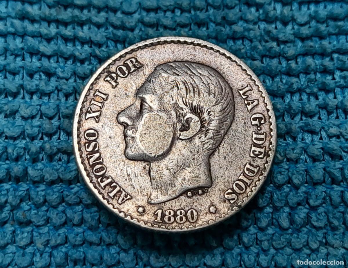 Monedas de Espa&ntilde;a: 50 Centimos 1880 PG.M. - Foto 2