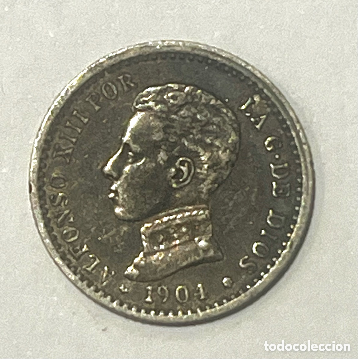 Monedas de Espa&ntilde;a: MONEDA 50 C&Eacute;NTIMOS ALFONSO XIII, 1901, PCV - PLATA