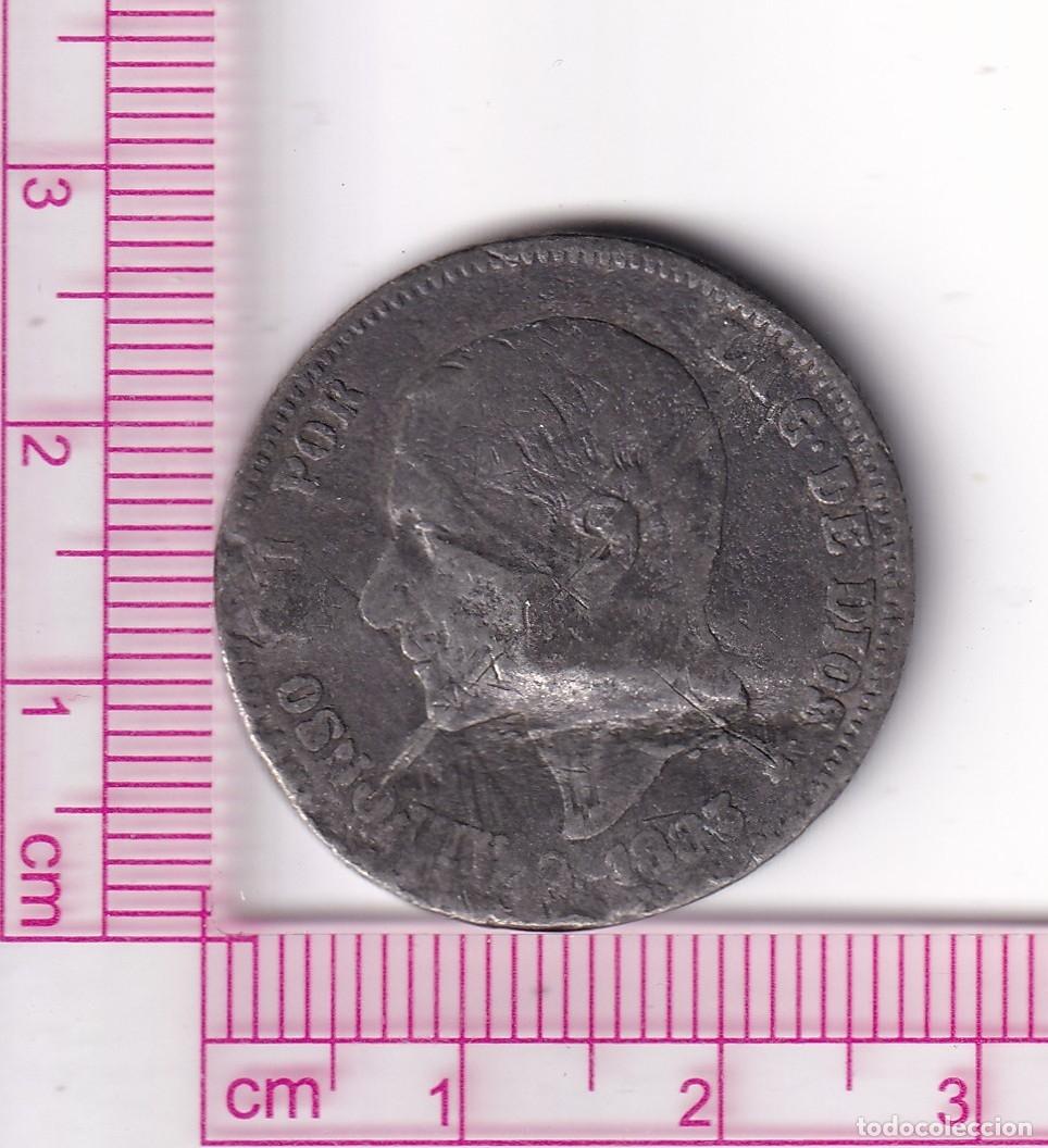Monedas de Espa&ntilde;a: CRF2171 MONEDA ESPA&Ntilde;A ALFONSO XII 2 PESETAS 1883 FALSA DE &Eacute;POCA