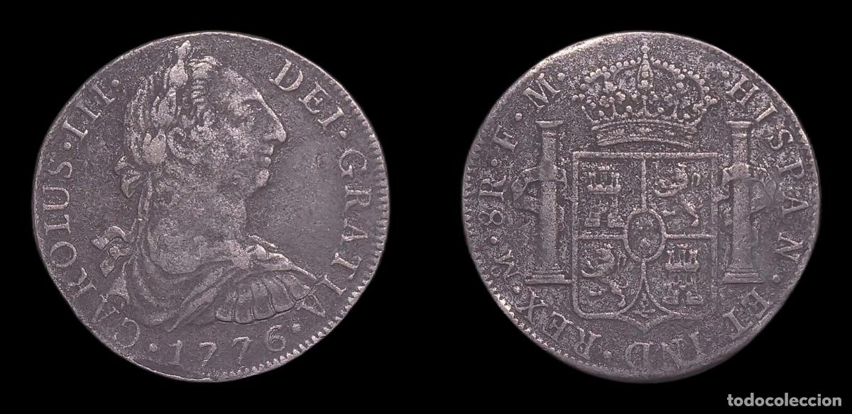 Monedas de Espa&ntilde;a: FALSA DE EPOCA ESPA&Ntilde;A CARLOS III 8 REALES 1776 FALSA DE EPOCA NO PLATA