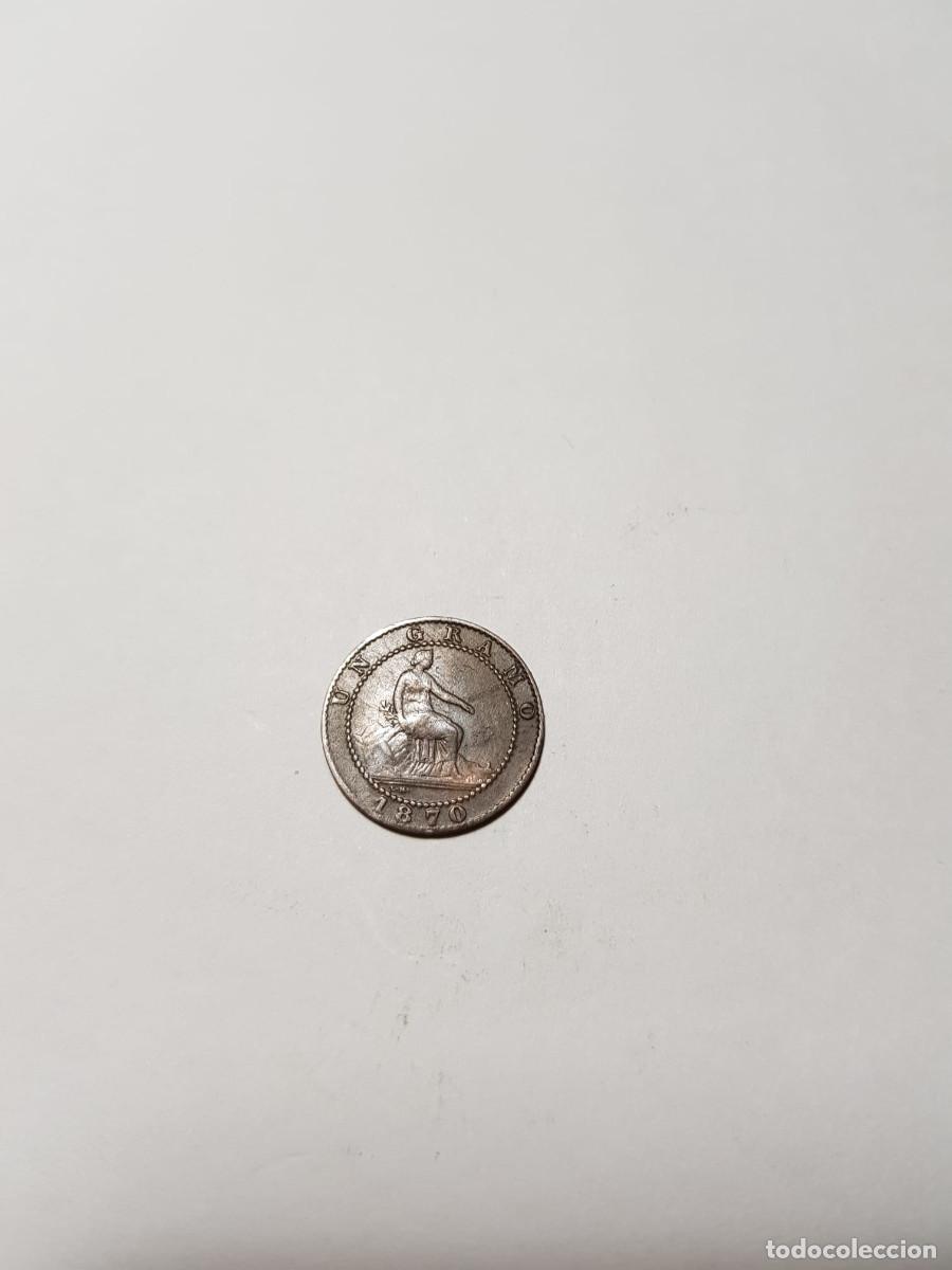 Monedas de Espa&ntilde;a: ESPA&Ntilde;A-GOBIERNO PROVISIONAL-1 CENTIMO-1870 - Foto 2