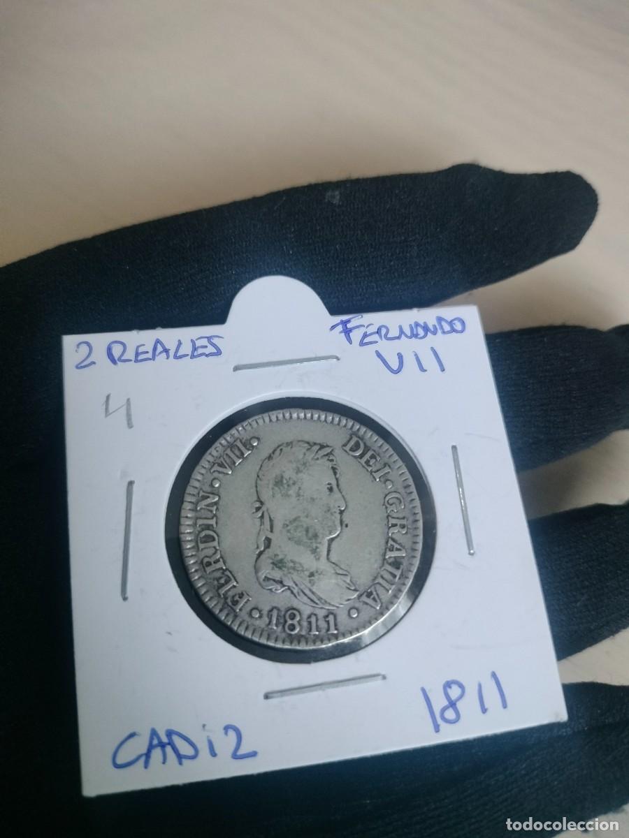 Monedas de Espa&ntilde;a: Moneda de 2 Reales de Fernando VII - A&ntilde;o 1811 (C&aacute;diz) ​