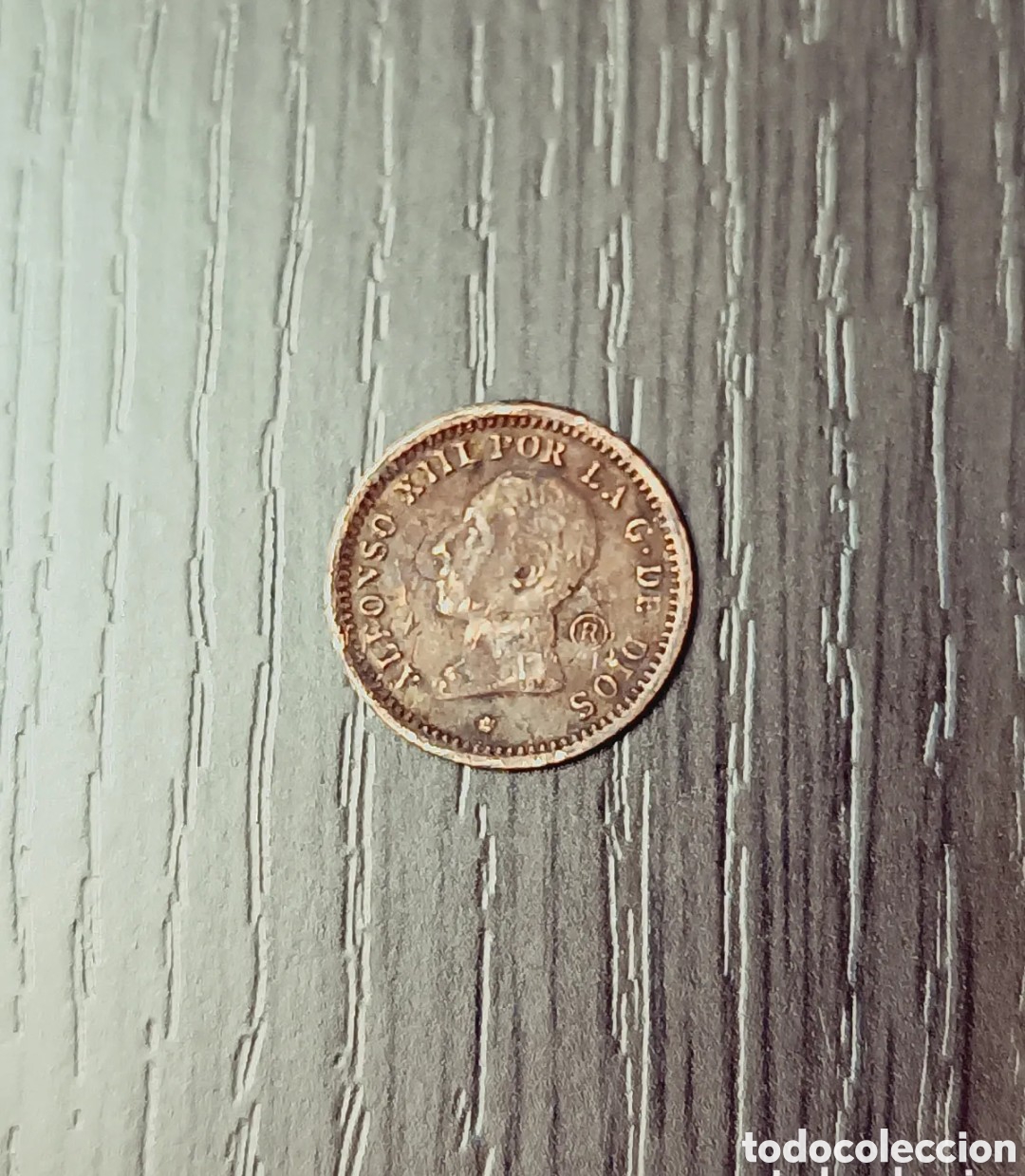 Monedas de Espa&ntilde;a: R&eacute;plica Antigua Moneda 2 Centimos Alfonso XIII - Foto 1