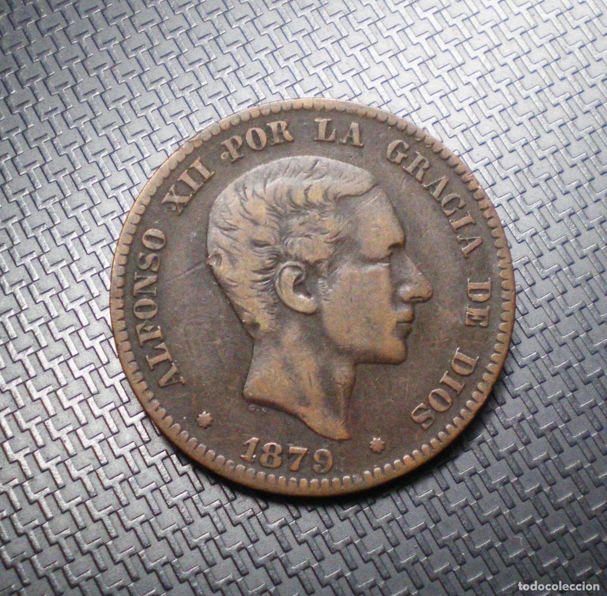 Monedas de Espa&ntilde;a: ALFONSO XIII - 10 CENTIMOS 1879 - Foto 1