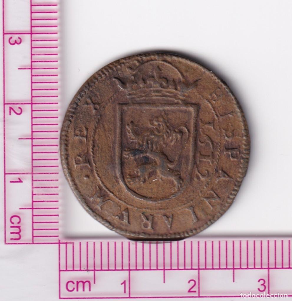 Monedas de Espa&ntilde;a: CRE2328 MONEDA ESPA&Ntilde;A FELIPE III 8 MARAVEDIS 1612 SEGOVIA BC COBRE