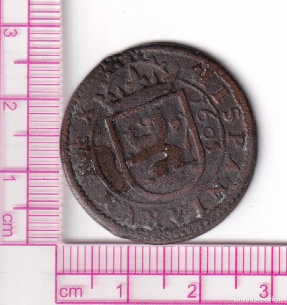 Monedas de Espa&ntilde;a: CRF0219 MONEDA ESPA&Ntilde;A FELIPE III 8 MARAVEDIS 1605 SEGOVIA COBRE