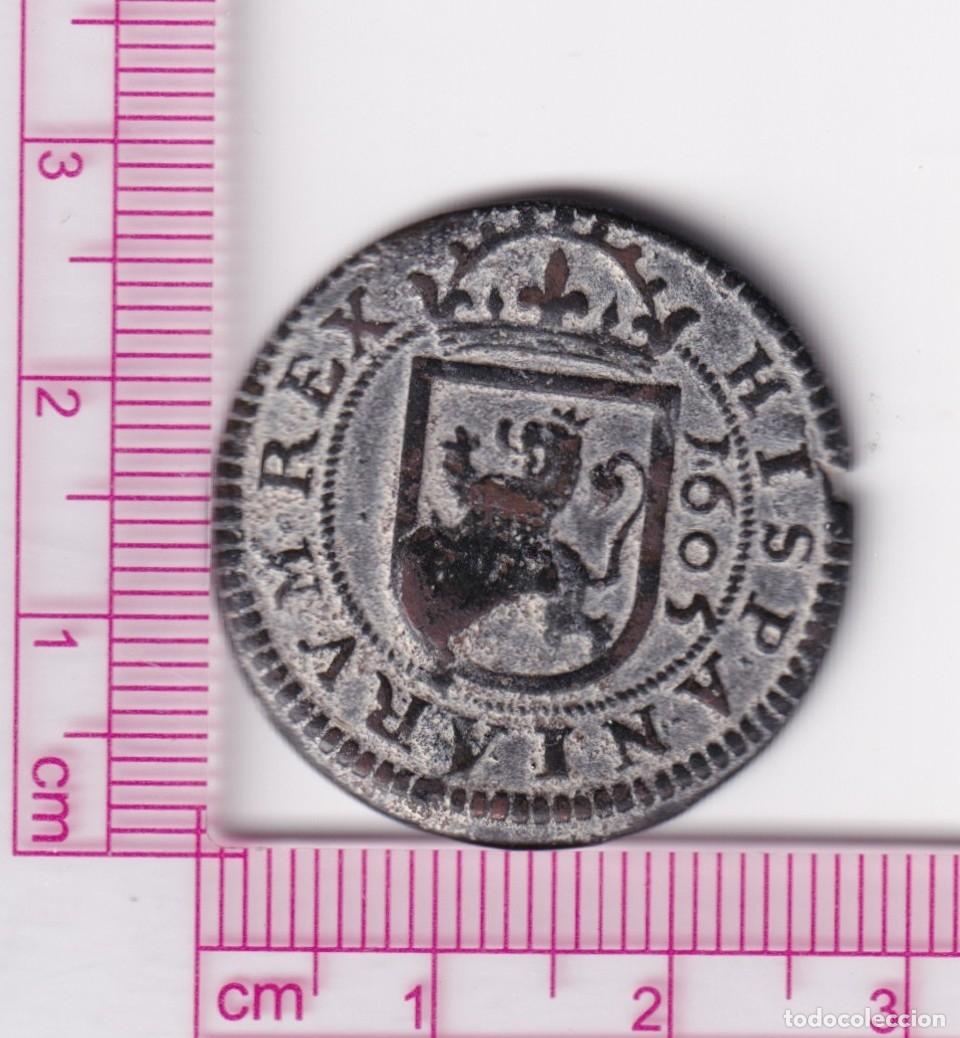 Monedas de Espa&ntilde;a: CRE4290 MONEDA ESPA&Ntilde;A FELIPE III 8 MARAVEDIS FELIPE IV 1605 SEGOVIA COBRE