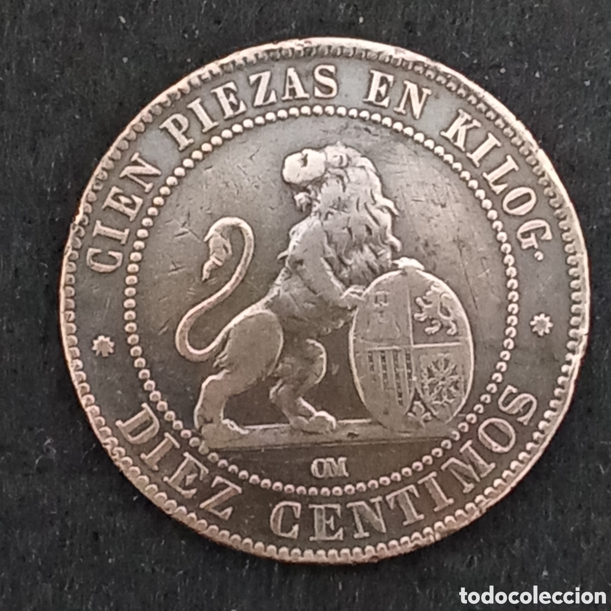Monedas de Espa&ntilde;a: Espa&ntilde;a 10 centimos a&ntilde;o 1970