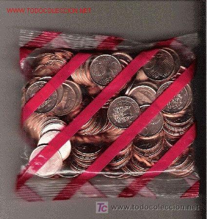 Euros: BOLSA ORIGINAL F.N.M.T.  5 CTS.  2001................RARA