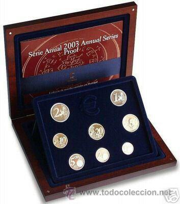 Euros: estuche oficial euros Portugal 2003 PROOF