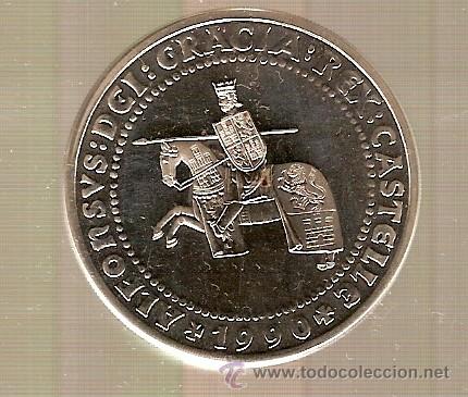 Euros: MONEDA 5 ECU A&Ntilde;O 1990
