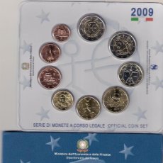 Euros: CARTERA EUROS ITALIA 2009. EMISIÓN OFICIAL (EURO SET) SIN CIRCULAR.. Lote 24091470
