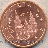 Euros: Espa&ntilde;a	5 cents	2007		SC- / UNC-