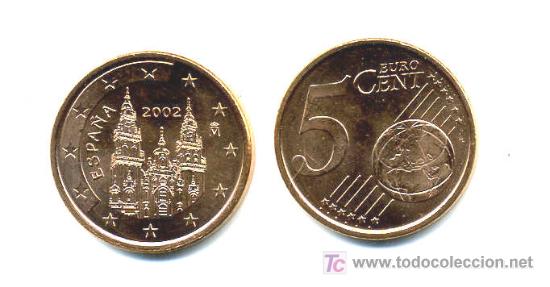 Euros: 5 Euro Cents 2002 SC - Foto 1