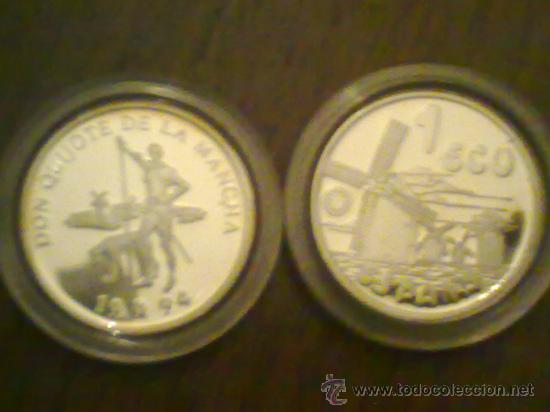 Euros: 1 ECU.........1994.........1995..........1996........SIN CIRCULAR...........PLATA