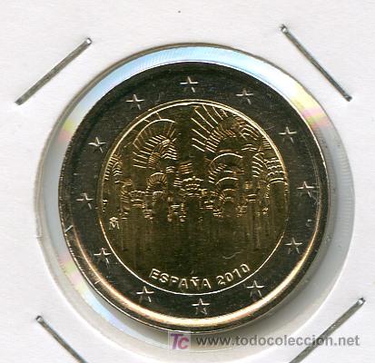 Euros: Moneda de 2 &euro; conmemorativa Espa&ntilde;a 2010, Cordoba, sin circular.