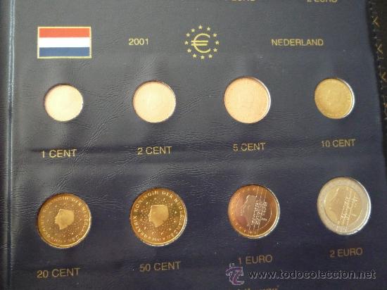 Euros: SERIE DE EUROS DE HOLANDA 2001.SIN CIRCULAR. - Foto 1