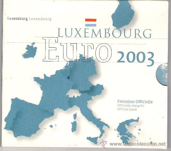 Euros: CARTERA OFICIAL LUXEMBURGO 2003 - Foto 1