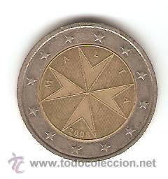 Euros: 2 EUROS MALTA 2008 NORMAL CIRCULADA - Foto 1