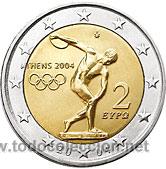 Euros: 2 Euros Grecia 2004 - Foto 1