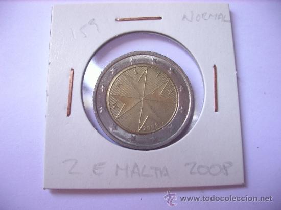 Euros: 159.- MONEDA 2 EUROS MALTA 2008 NORMAL EBC - Foto 1