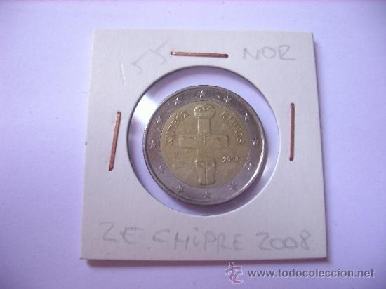Euros: 155.- MONEDA 2 EUROS CHIPRE 2008 NORMAL - Foto 1