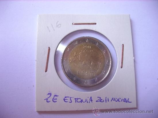 Euros: 116.- MONEDA 2 EUROS ESTONIA 2011 NORMAL EBC - Foto 1