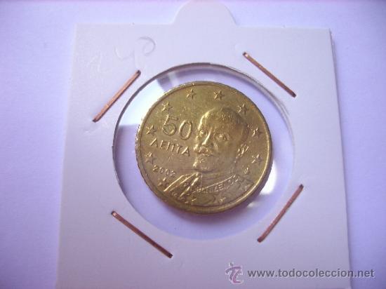 Euros: 240.- 50 CENTIMOS GRECIA 2002 EBC - Foto 1
