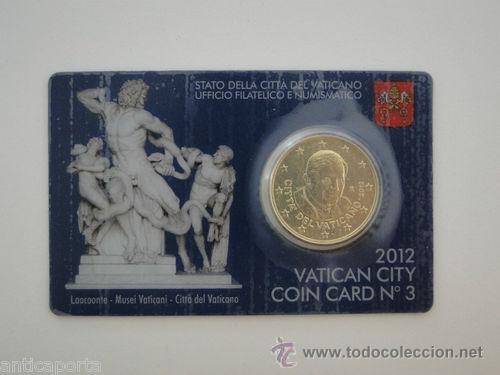 Euros: VATICANO 2012 COINCARD N&ordm;3 - Foto 1