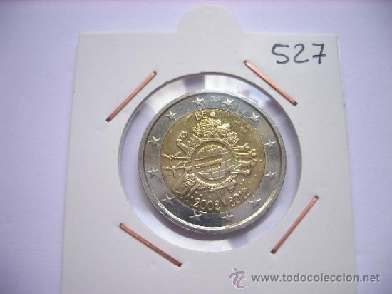 Euros: 527.- 2 EUROS CONMEMORATIVOS BELGICA 2012 DEC EBC