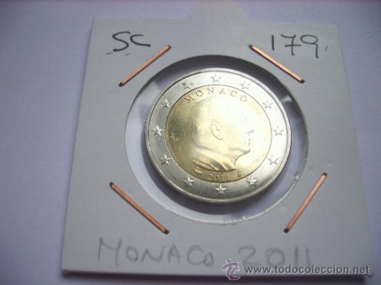 Euros: 179.- 2 EUROS MONACO 2011 NORMAL SC