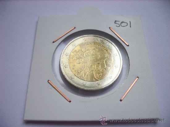 Euros: 501.- 2 EUROS CONMEMORATIVOS BELGICA 2011 EBC