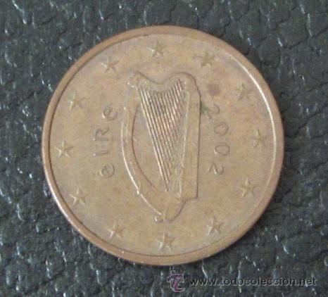 Euros: IRLANDA 5 C&Eacute;NTIMOS DE EURO 2002 - Foto 1